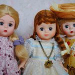 Мое трио кукол от Madame Alexander