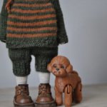 Той пудель для кукол формата 1/6