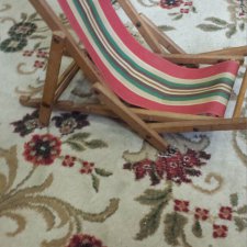 Винтажное пляжное кресло для ваших любимец