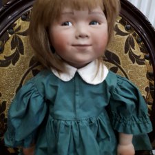 Фарфоровая куколка смешной рыжик от автора Гросли Шмидт