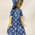 Джинсовое платье  для кукол Кайе Виггс MSD и 7-летнего тела Dollstown.
