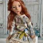 Платье для Мари  ( Tafi dolls)