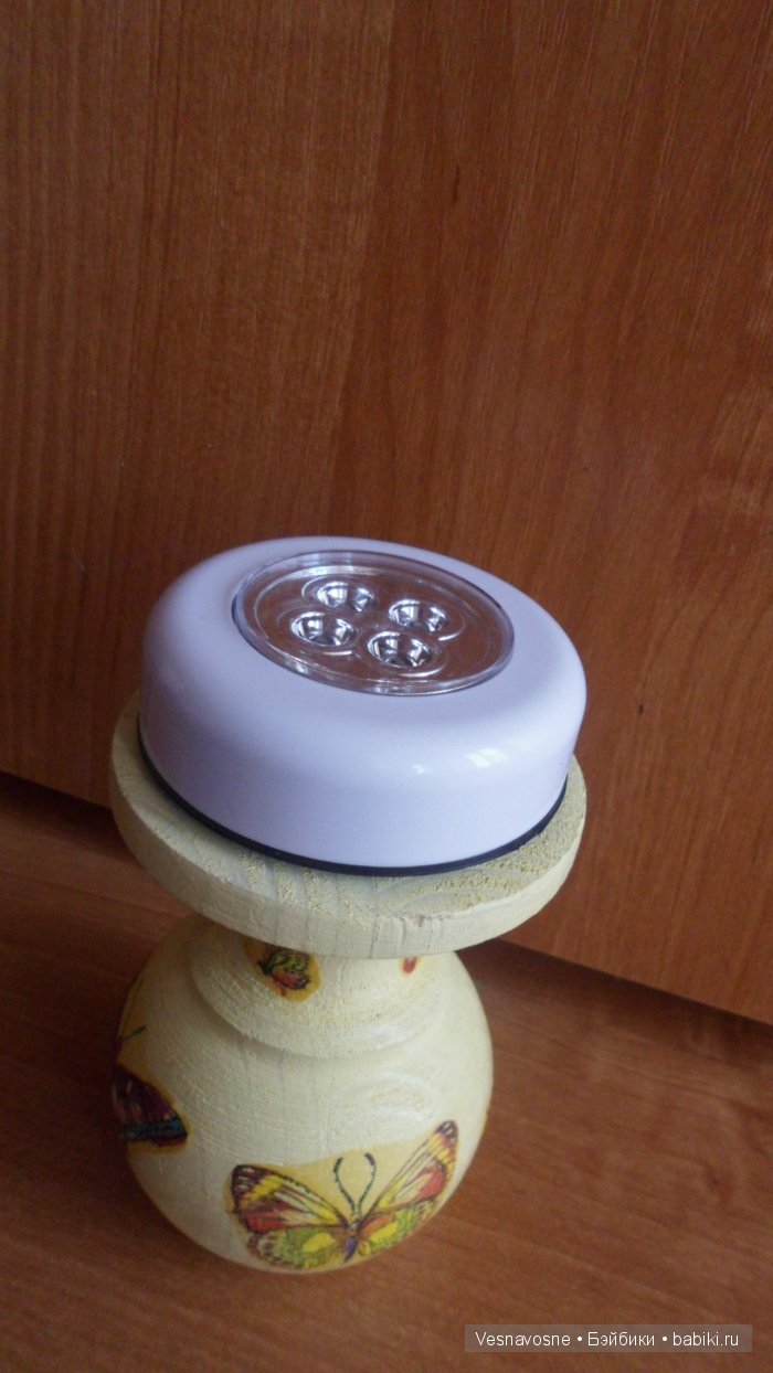 Лампа с абажуром. Мастер-класс