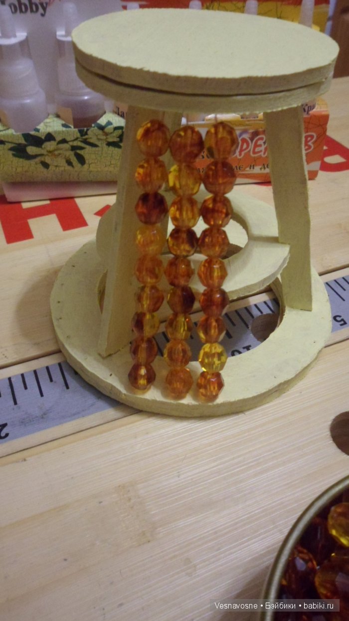 Лампа с абажуром. Мастер-класс (фото 6)