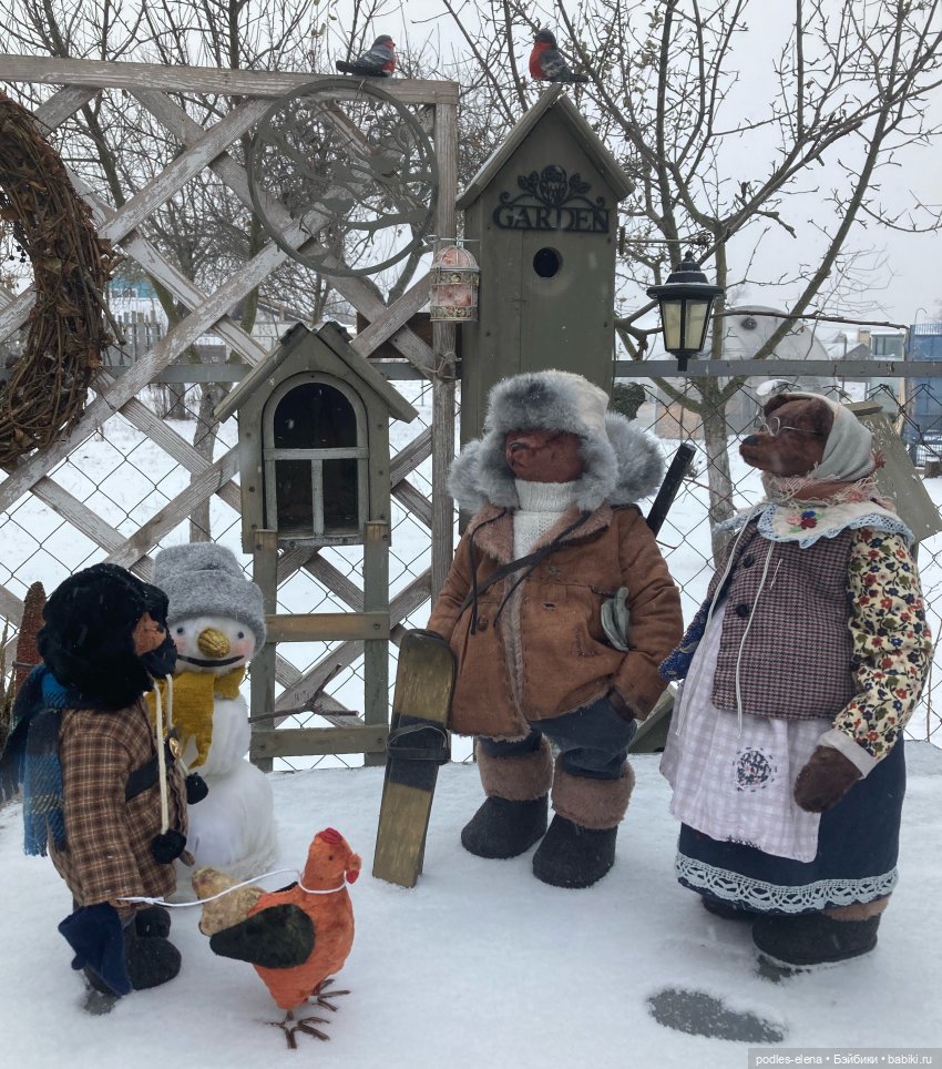 Воскресный зимний день в деревне Мишкино