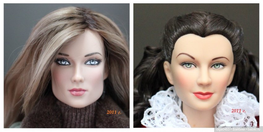 Прорисовка глаз кукол Тоннер