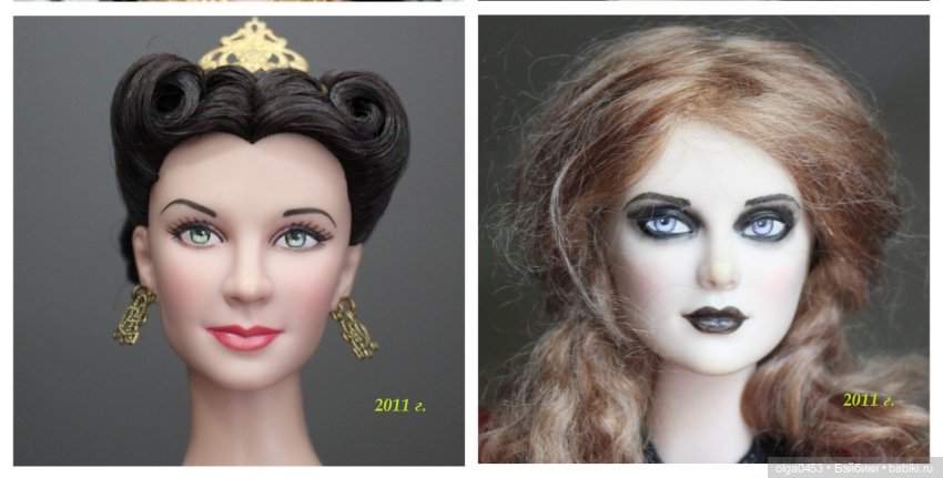 Прорисовка глаз кукол Тоннер