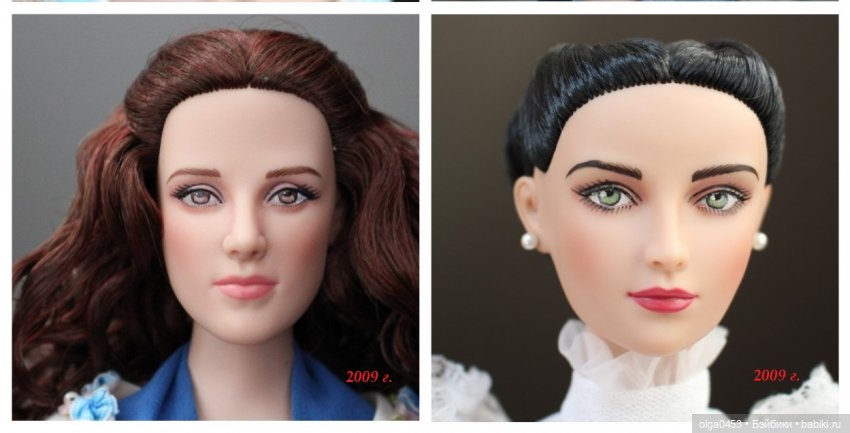 Прорисовка глаз кукол Тоннер