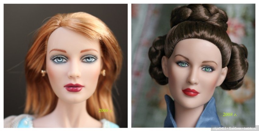 Прорисовка глаз кукол Тоннер