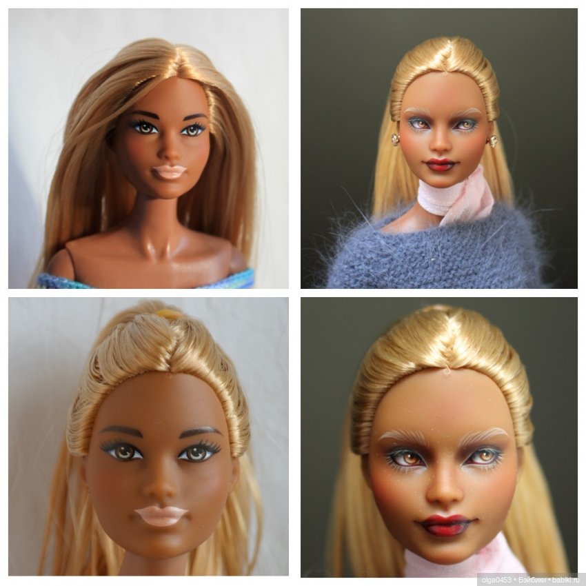 Темнокожая и золотоволосая