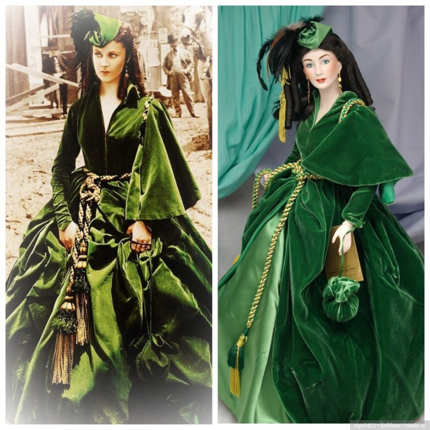 Скарлетт фирмы "Franklin Heirloom Doll" | Бэйбики Скарлетт фирмы "Franklin Heirloom Doll"