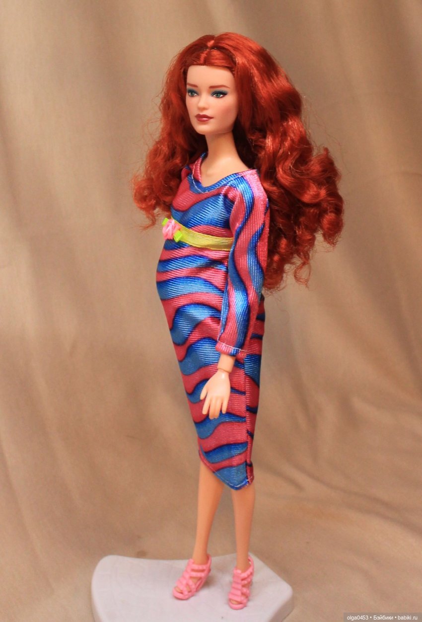 Рыжая Барби /Barbie Looks #13 – Curly Red Hair/ | Бэйбики Рыжая Барби /Barbie Looks #13 – Curly Red Hair/ (фото 4)