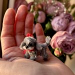 Щенок из пушистой проволоки