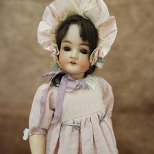 Платье  для антикварной куклы на рост 57см