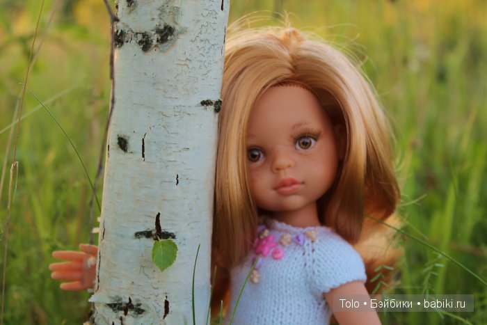 Золото волос твоих... Летняя прогулка вместе с Карамелькой от Paola Reina (фото 7)