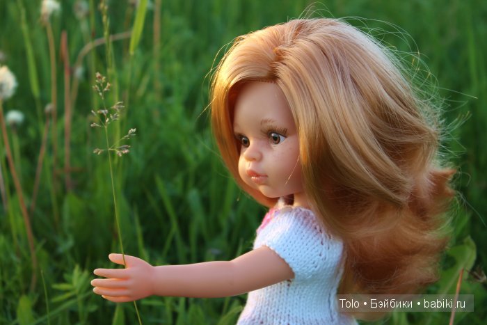 Золото волос твоих... Летняя прогулка вместе с Карамелькой от Paola Reina (фото 5)