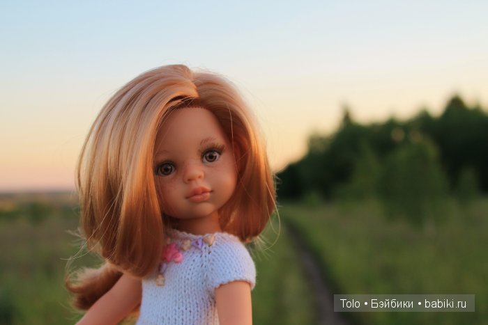 Золото волос твоих... Летняя прогулка вместе с Карамелькой от Paola Reina