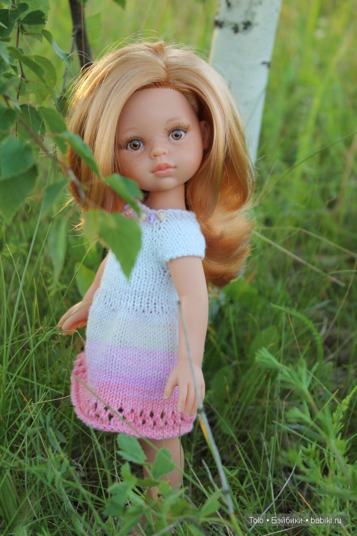 Золото волос твоих... Летняя прогулка вместе с Карамелькой от Paola Reina (фото 9)