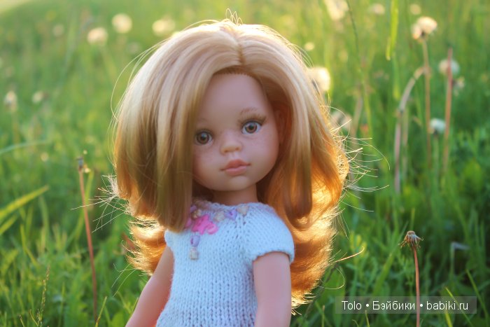 Золото волос твоих... Летняя прогулка вместе с Карамелькой от Paola Reina (фото 4)