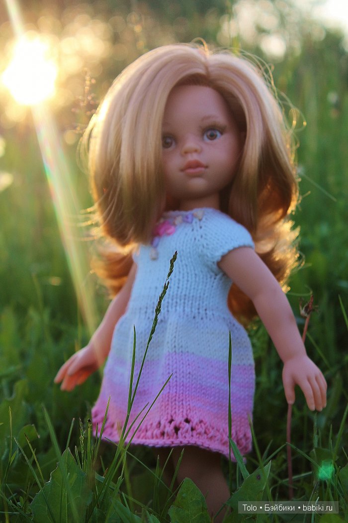 Золото волос твоих... Летняя прогулка вместе с Карамелькой от Paola Reina (фото 6)