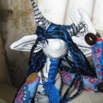 Демон Бронул. Текстильная кукла