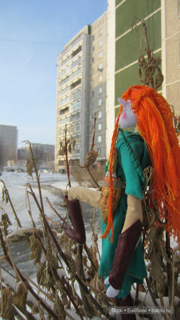 Тауриэль из фильма "Хоббит". Кукла из ткани (фото 4)