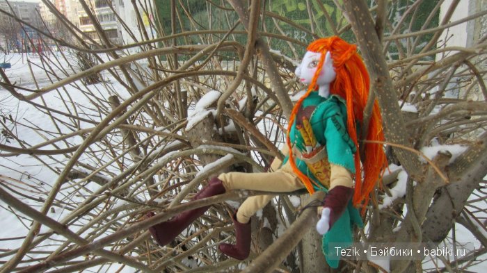 Тауриэль из фильма "Хоббит". Кукла из ткани (фото 2)