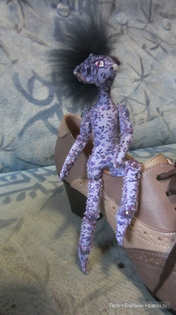 Зверята Атцхыррыхандра — Текстильные игрушки и примитивы: кофейные (фото 4)