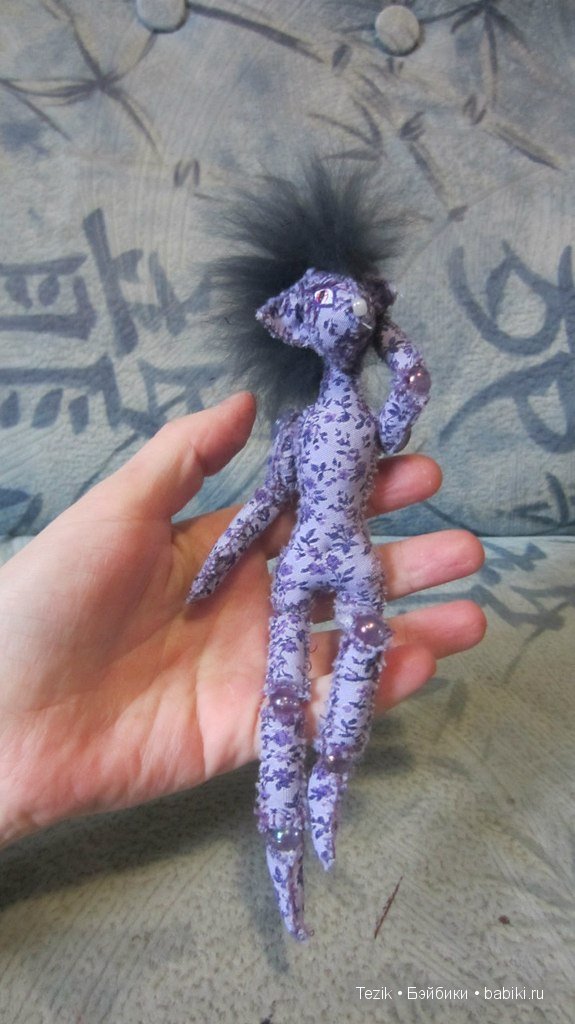 Зверята Атцхыррыхандра — Текстильные игрушки и примитивы: кофейные (фото 5)