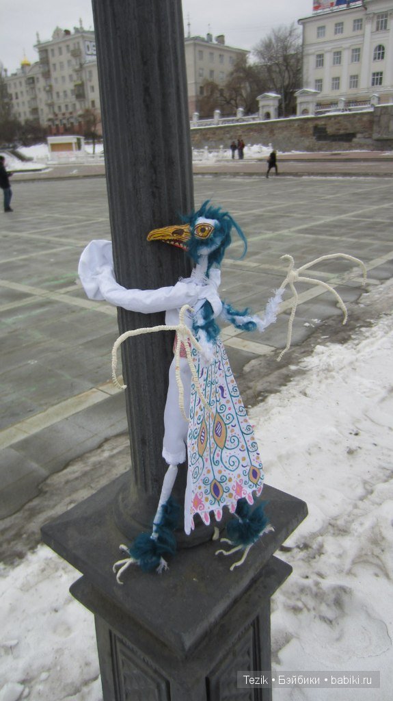 Инквитор Клювокрыл — Текстильные игрушки и примитивы: кофейные (фото 3)