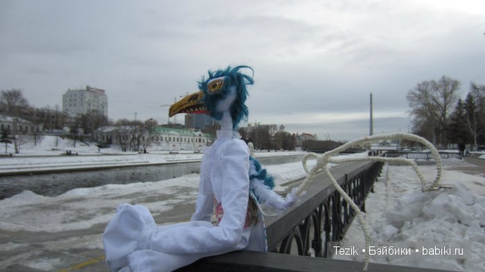 Инквитор Клювокрыл — Текстильные игрушки и примитивы: кофейные (фото 7)