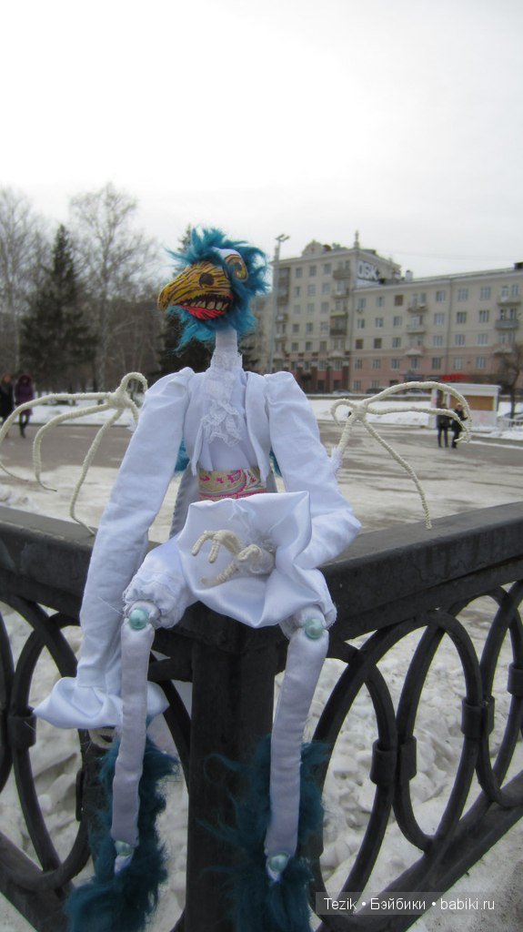 Инквитор Клювокрыл — Текстильные игрушки и примитивы: кофейные (фото 6)