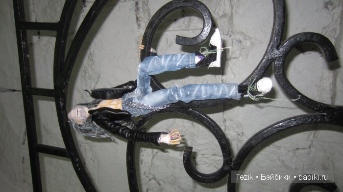Дима, Дима Мрачный и его история. Текстильная кукла (фото 4)