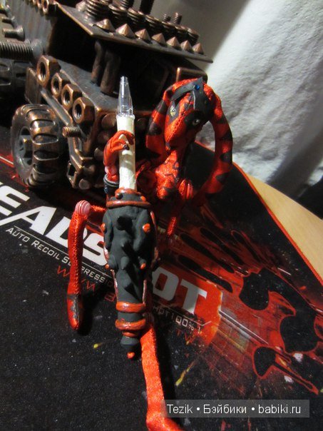 Ситх. Звездная пыль на плечах воительницы. Авторская кукла из ткани