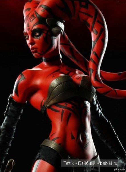 Ситх. Звездная пыль на плечах воительницы. Авторская кукла из ткани