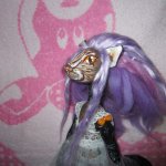 Кошка для Тани. Авторская кукла из ткани