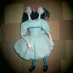 Клара и Мия из Fran Bow. Кукла из ткани