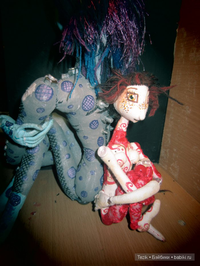 Страшные сказки. Или текстильная кукла как тотем и сосуд души (фото 8)