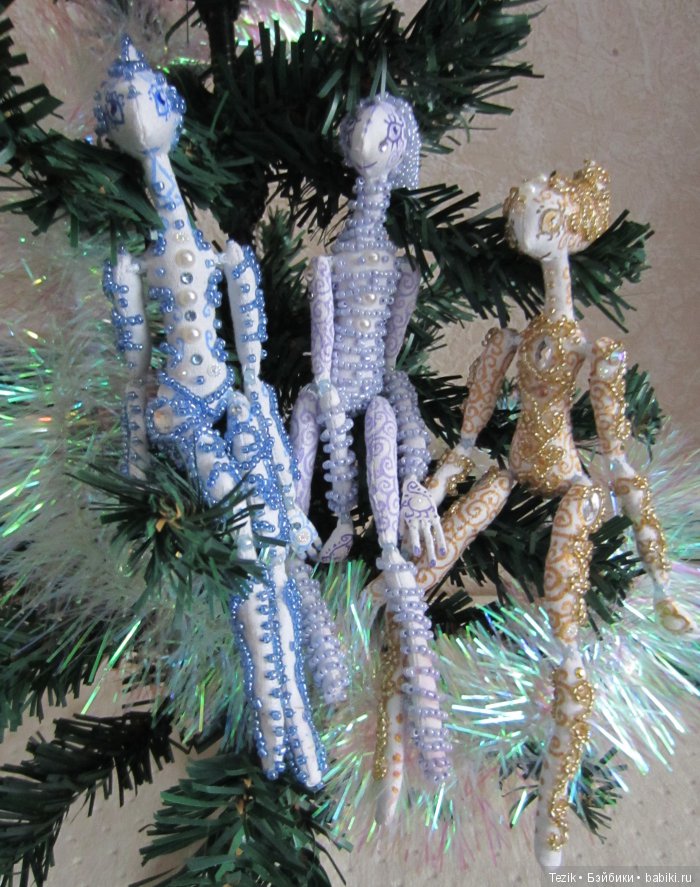 Снежинки Атцхыррыхандра. Куклы из ткани