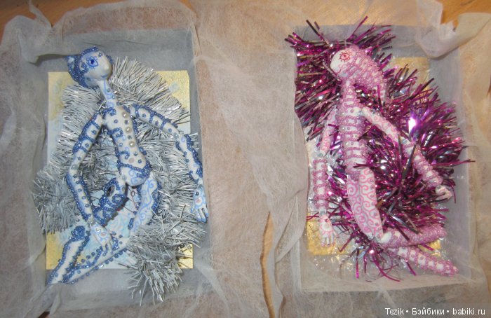 Снежинки Атцхыррыхандра. Куклы из ткани