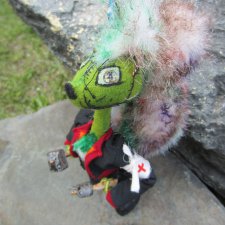 Белка по кличке Медик, авторская кукла