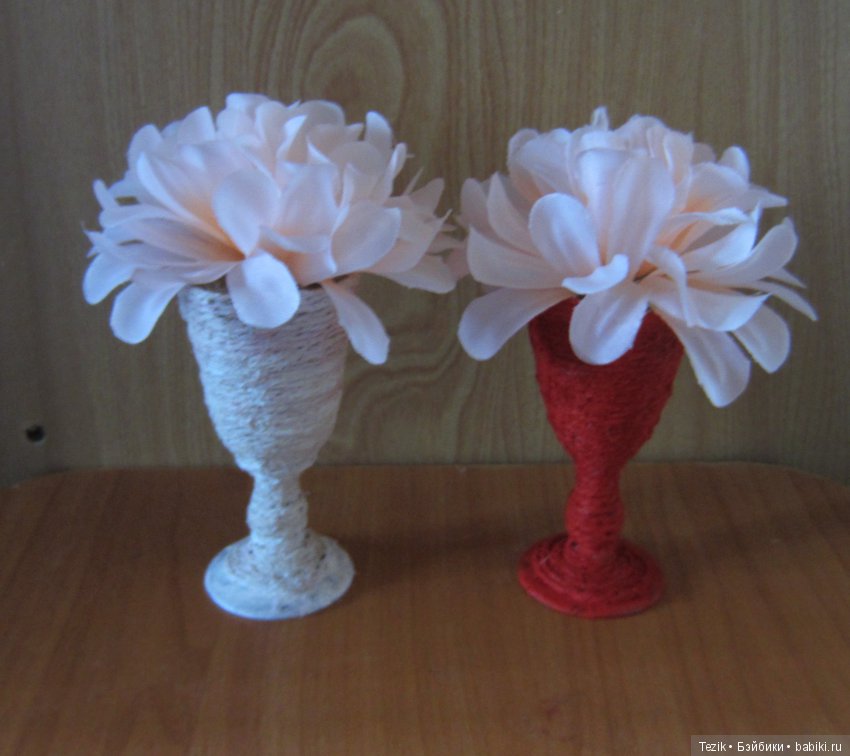 Промежуточные результаты. Цветы в кашпо (фото 5)