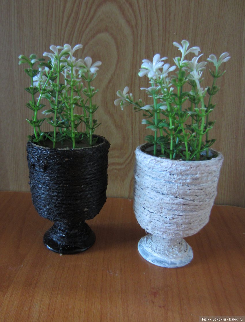 Промежуточные результаты. Цветы в кашпо (фото 4)