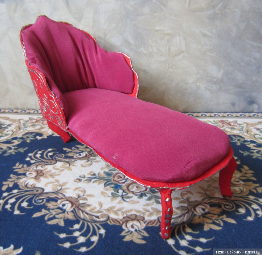 Промежуточные результаты. Мебель из картона и папье маше