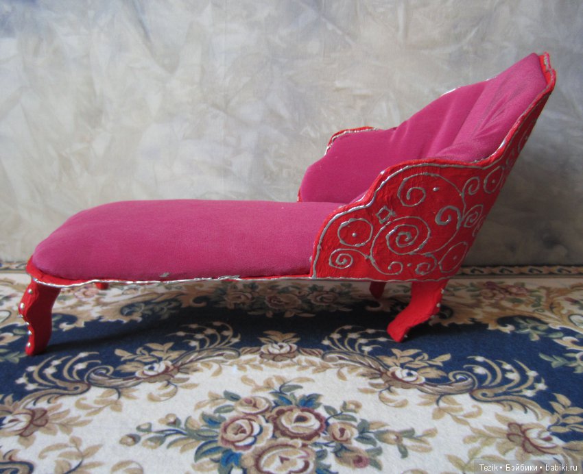 Промежуточные результаты. Мебель из картона и папье маше