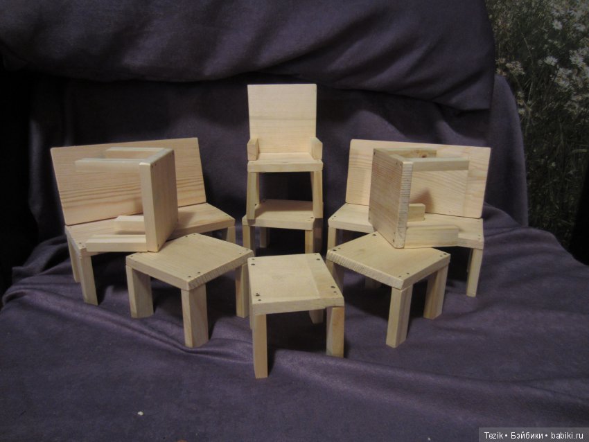 Ещё немного мебели — Мебель для кукол и домиков: фото (фото 2)