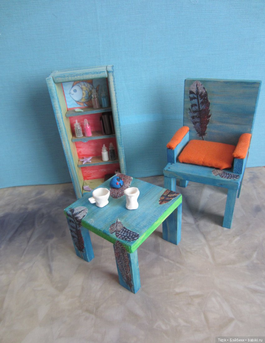Ещё немного мебели — Мебель для кукол и домиков: фото (фото 3)