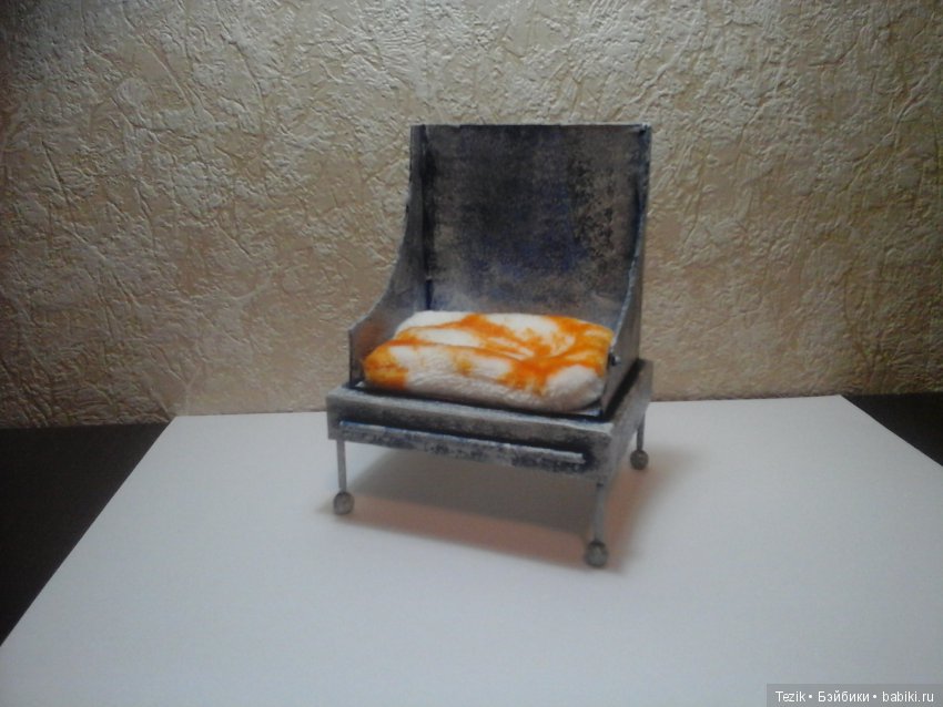 Мастер класс. Кресло из коробки