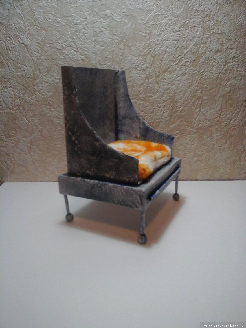 Мастер класс. Кресло из коробки