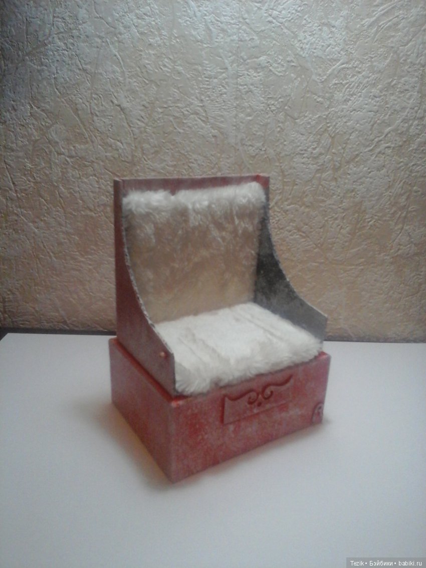 Мастер класс. Кресло из коробки